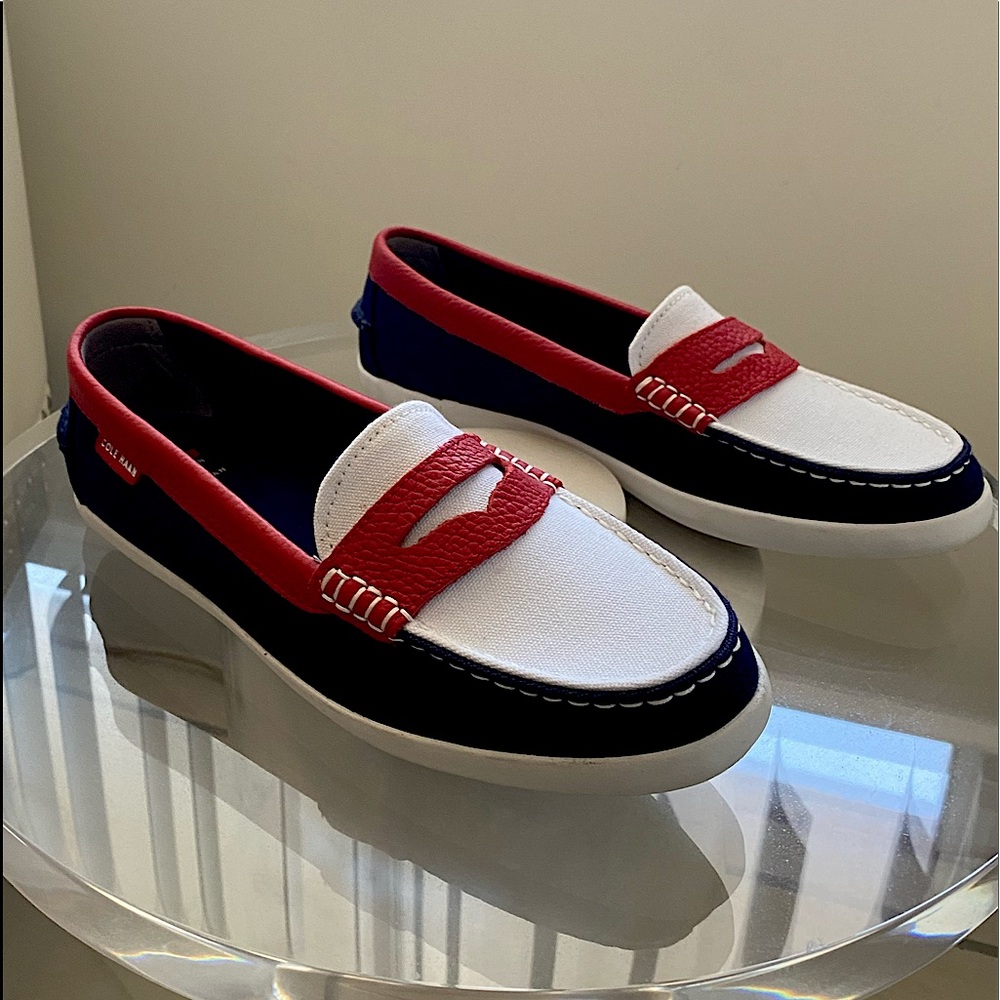 Cole Haan Loafers Red/White/Blue 🧨